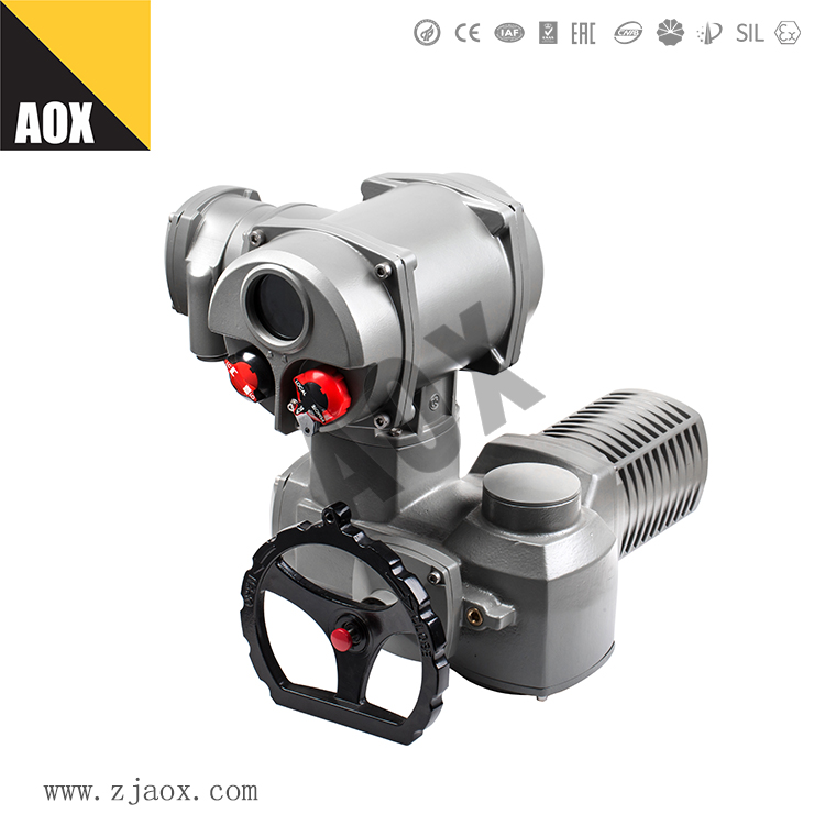 AOX-M Multi turn intelligent electric actuators diterapkan pada pintu air Brasil